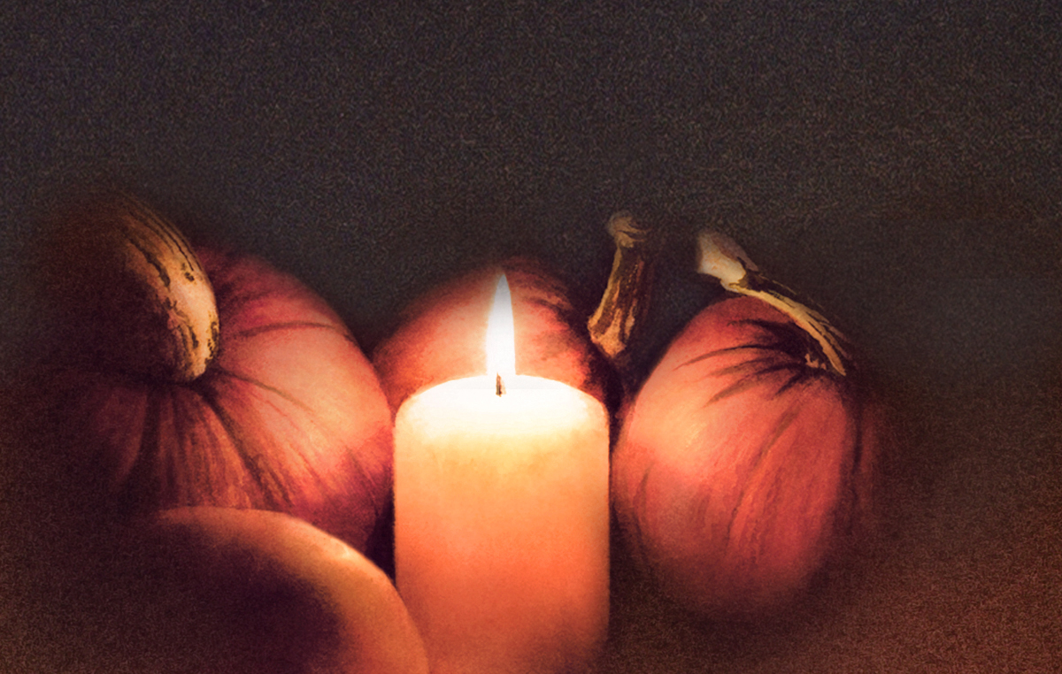 Pumpkins in Candlelight