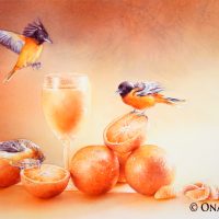 Citrus Sunshine Large Art Card